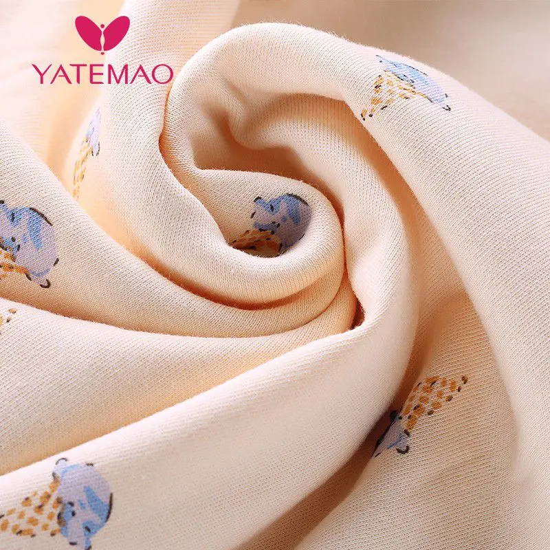 YATEMAO Одежда для кормящих мам; пижамы для беременных; хлопковый пижамный комплект для беременных; топы с длинными рукавами и штаны; зимняя одежда для сна; ночная рубашка