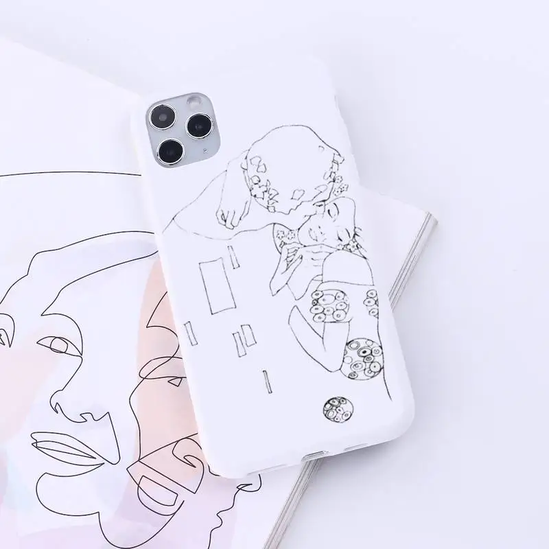 

Funny Face Abstract Cartoon Phone Case Candy Color for iPhone 6 7 8 11 12 s mini pro X XS XR MAX Plus