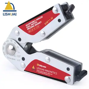 Регулируемый Магнит ASCENDAS, двойной переключатель, неодимовый магнитный зажим вкл.выкл., 15-210 градусов, с регулируемыми углами