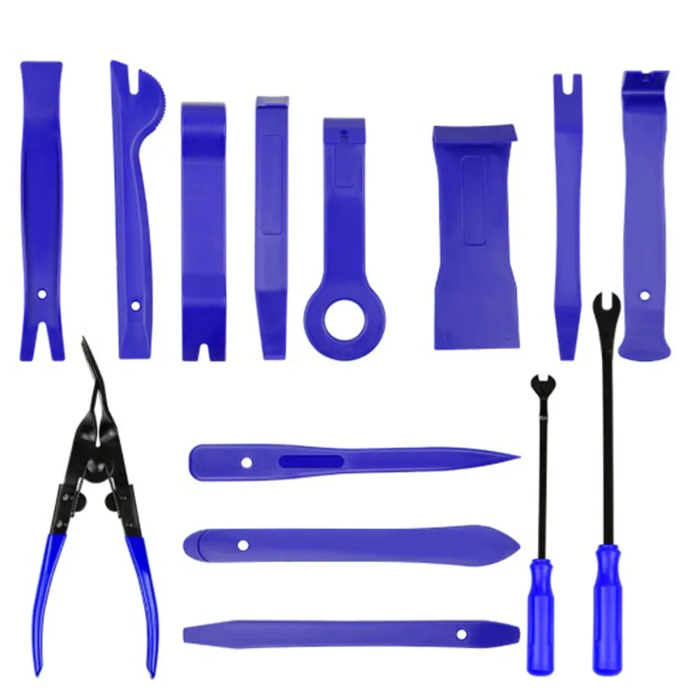 

Auto Door Clip Panel Trim Removal Tool Kits Navigation Blades Disassembly Plastic Car Interior Seesaw Conversion Repairing Tool