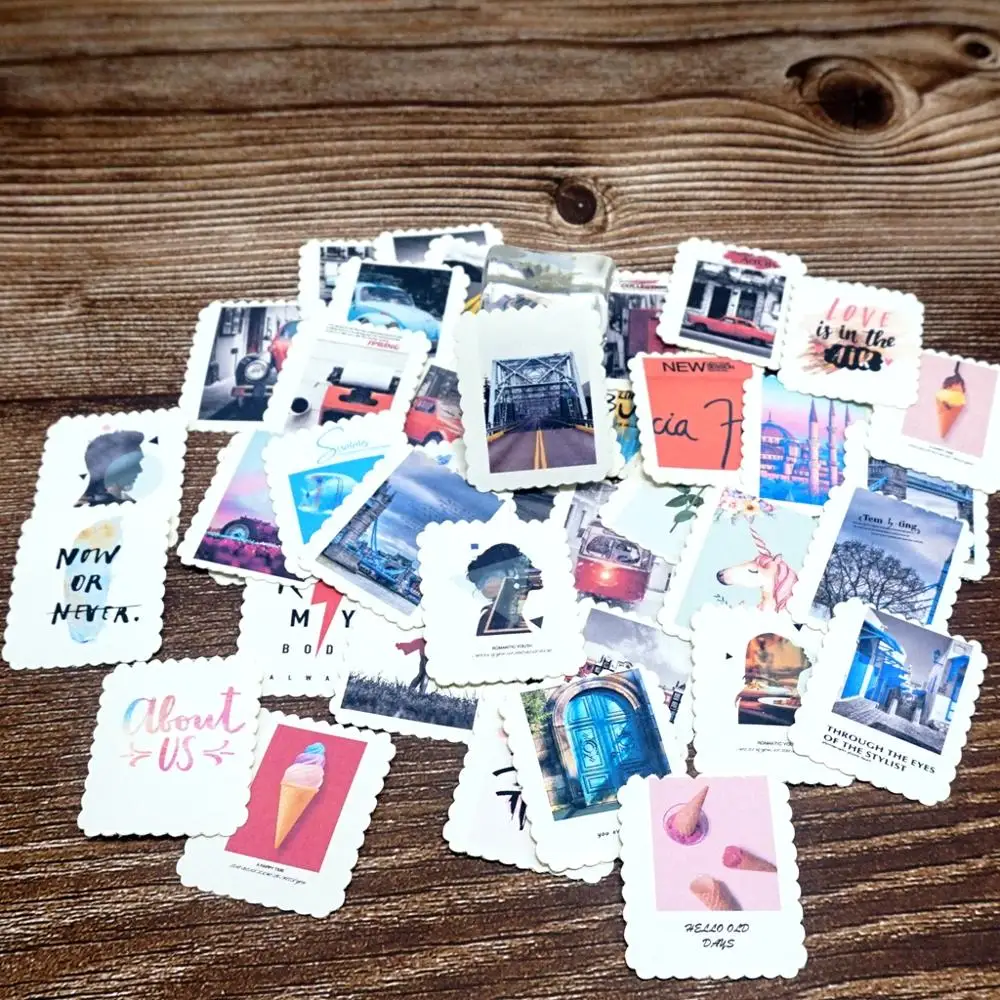 42 шт. цветные летние наклейки DIY милый дневник скрапбукинга канцелярские