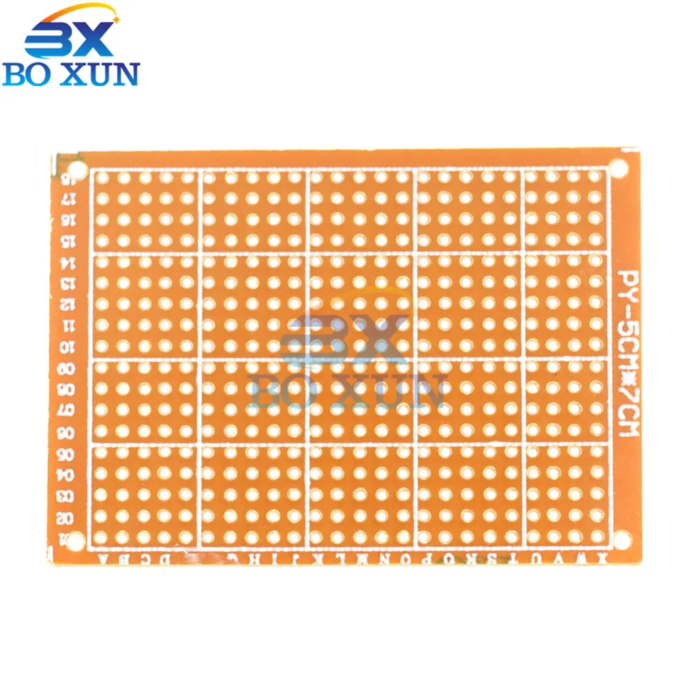 10 шт. 5x7 см DIY Прототип Бумага печатной платы Универсальный Эксперимент Матрица