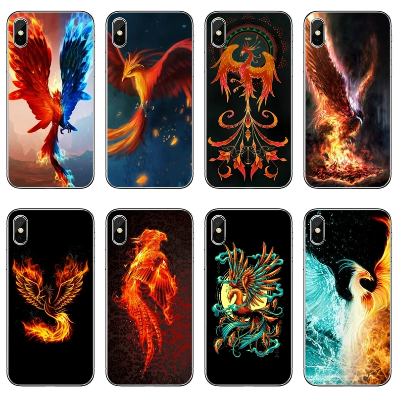Силиконовый чехол для телефона God Bird Fire Phoenix Samsung Galaxy S20 Ultra S10E S10 Lite S9 S8 Plus S7 S6 Edge Note 20