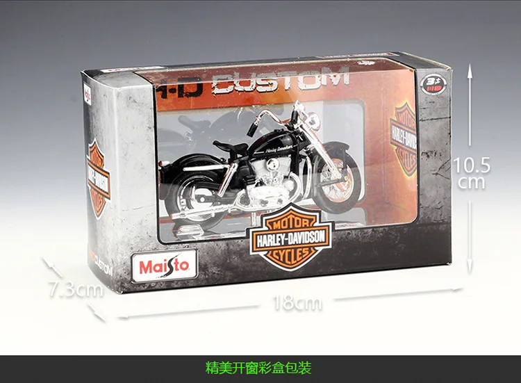

Maisto 1:18 Harley 1952 K Model Metal Motorcycle Diecast Bike Car Model Toy Collection Mini Moto Gift