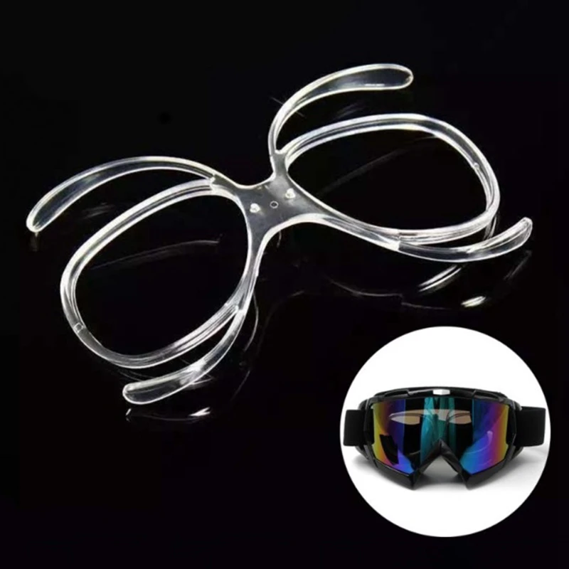 5 шт. прозрачные лыжные очки для близорукости катания на лыжах сноуборде адаптер