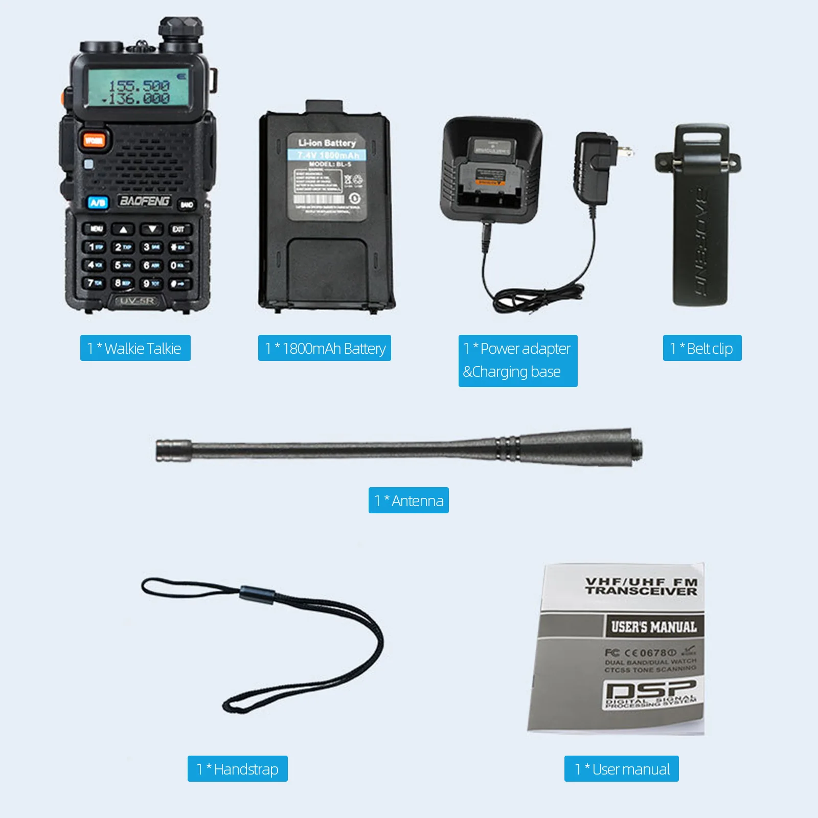 2 шт. 5 Вт UV 5R иди и болтай Walkie Talkie “иди 10 км Baofeng uv5r рация двухстороннее Охота радио