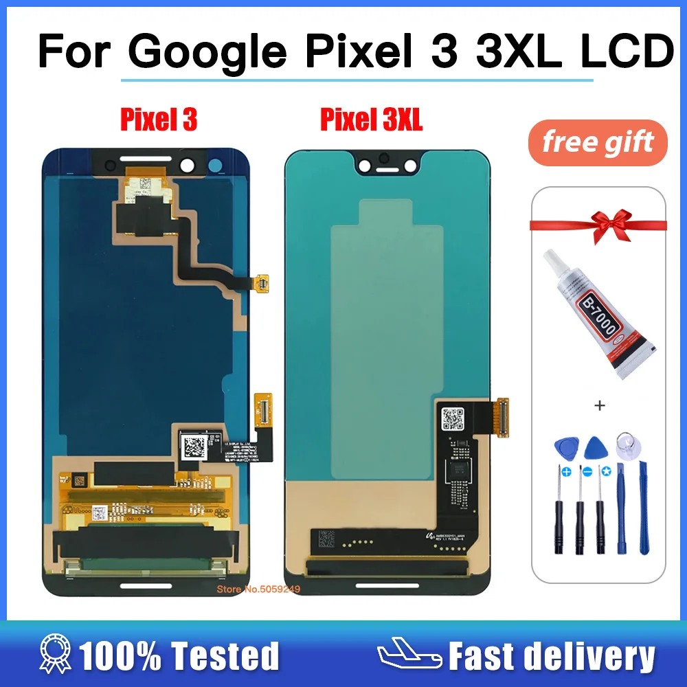 Оригинальный ЖК-дисплей Pixel3 для Google Pixel 3XL 3 экран дисплея HTC с сенсорным