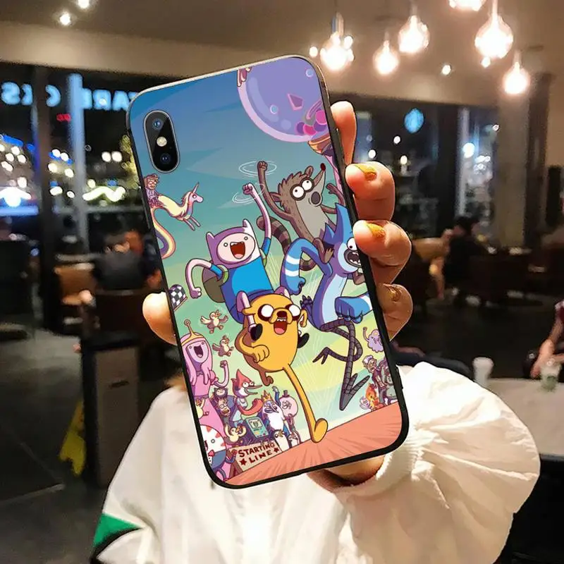 

Adventure Time with Finn and Jake high quality Phone Case shell for iPhone 11 12 pro XS MAX 8 7 6 6S Plus X 5S SE 2020 XR