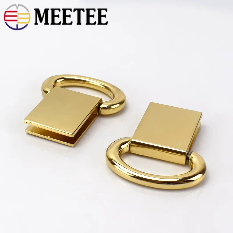 6 шт./20 шт. Meetee золотая металлическая застежка крючок для сумки ремень сумка ручки