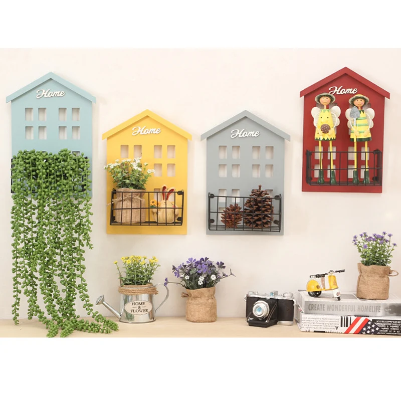 New Wooden Storage Wall Shelf Rack Display Organization House Style Decoration for Home DOM668 | Электроника