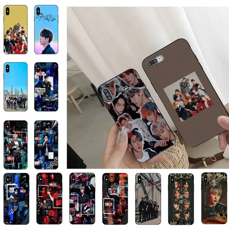 

Idol Kpop stray kids Album Phone Case For iPhone 11 8 7 6 6S Plus 7 plus 8 plus X XS MAX 5 5S XR 12 11 Pro max se 2020 Cover