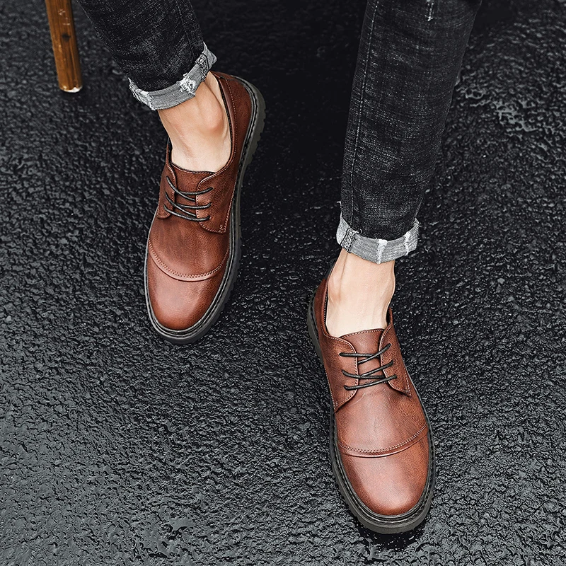 

Fashion Summer Classic Business Men's Lace Up Dress Shoes Fashion Elegant Formal Wedding Shoes Men Slip on Office Oxford Shoes