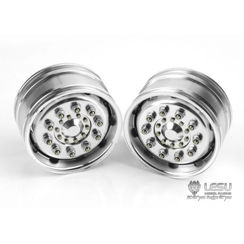 Металлическая широкая Передняя Ступица колеса для 1/14 LESU HINO700 RC тягач 6X4 Шасси |