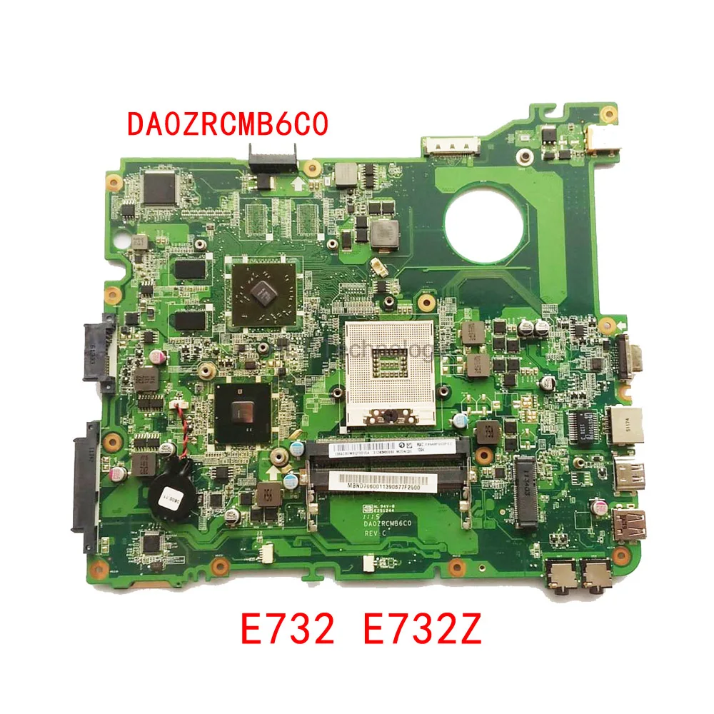 HOLYTIME материнская плата для ноутбука acer eMachines E732 E732Z DA0ZRCMB6C0 MBND706001 MB. ND706.001 HD6370M HM55