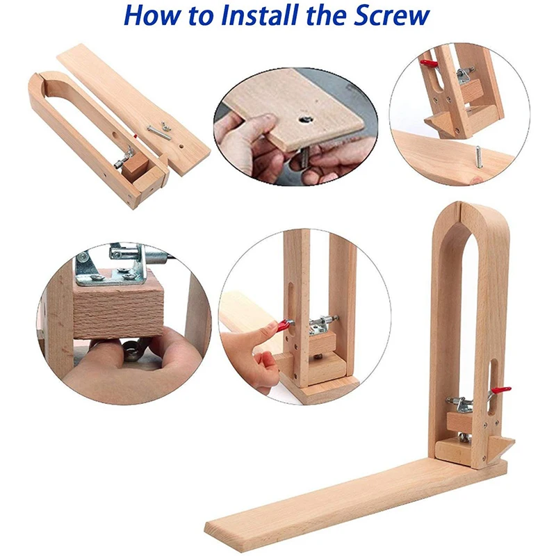 MIUSIE сшитые вручную деревянные зажимы для кожи сшивка фиксированные инструмент