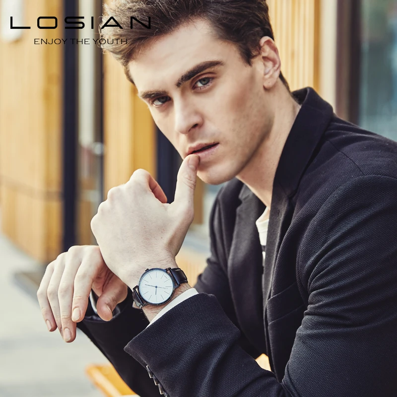 Losian мужские часы роскошные Брендовые Часы для мужчин Роскошные