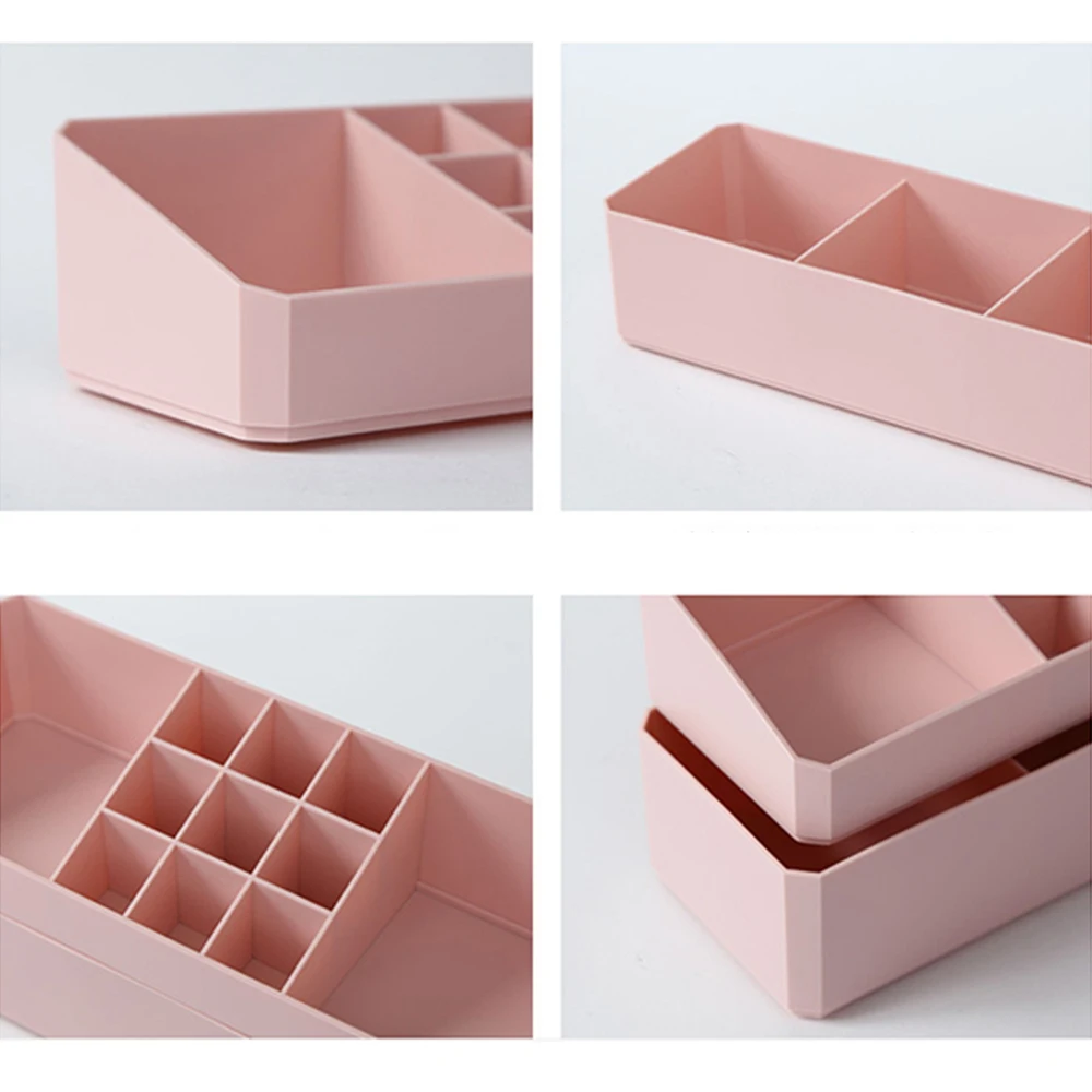 Двухслойный держатель для макияжа с ящиком многофункциональные настольные