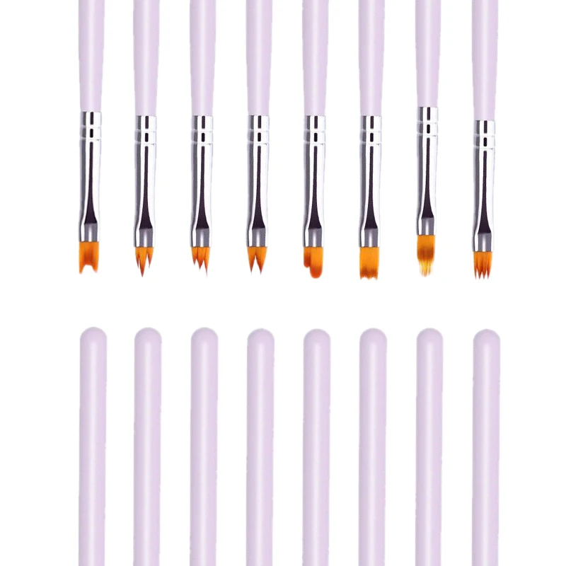 1 шт. кисти для ногтей с градиентом акриловые УФ-геля ручка рисования цветов
