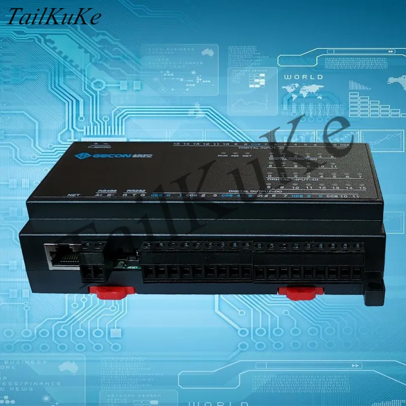 4-канальное реле Выходная карта RJ45 Ethernet Modbus TCPIP промышленный контроллер модуль IO |