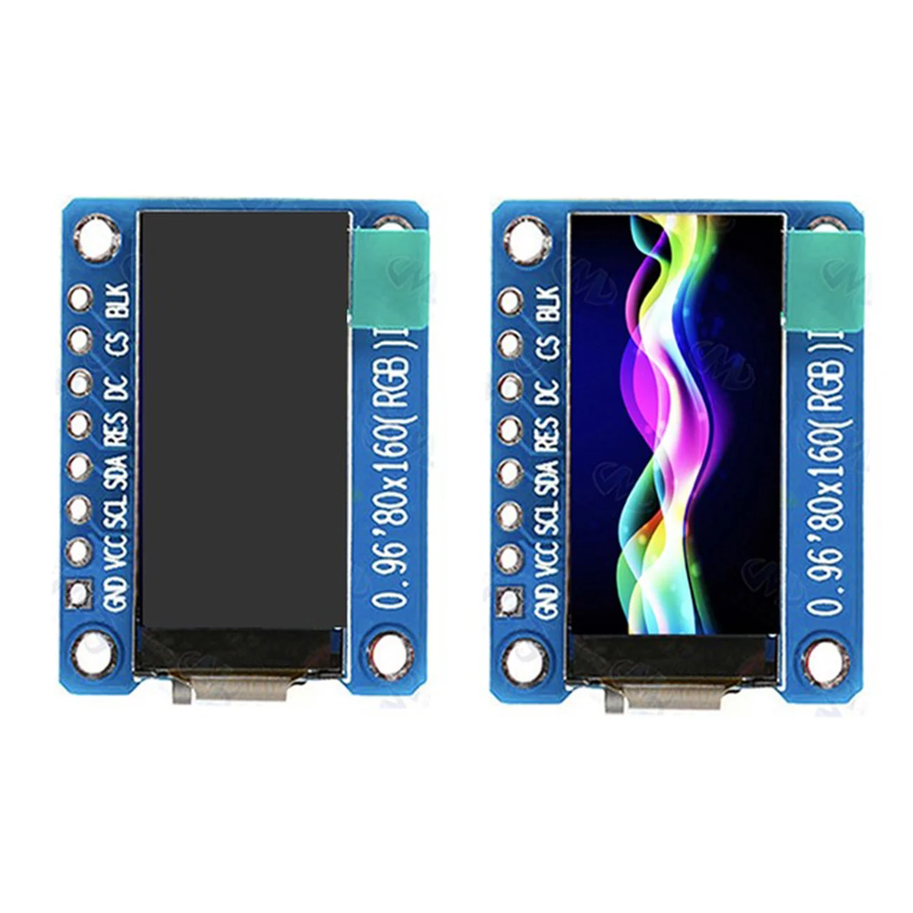 10шт 0,96-дюймовый IPS-дисплей OLED-модуль для Arduino 80 * 160 65K цветной RGB-доски TFT LCD ST7735 DIY on.