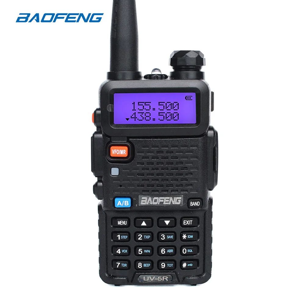 Baofeng рация UV-5R двухдиапазонный УКВ аналоговый портативный Профессиональный двухсторонний радио FM Transeiver