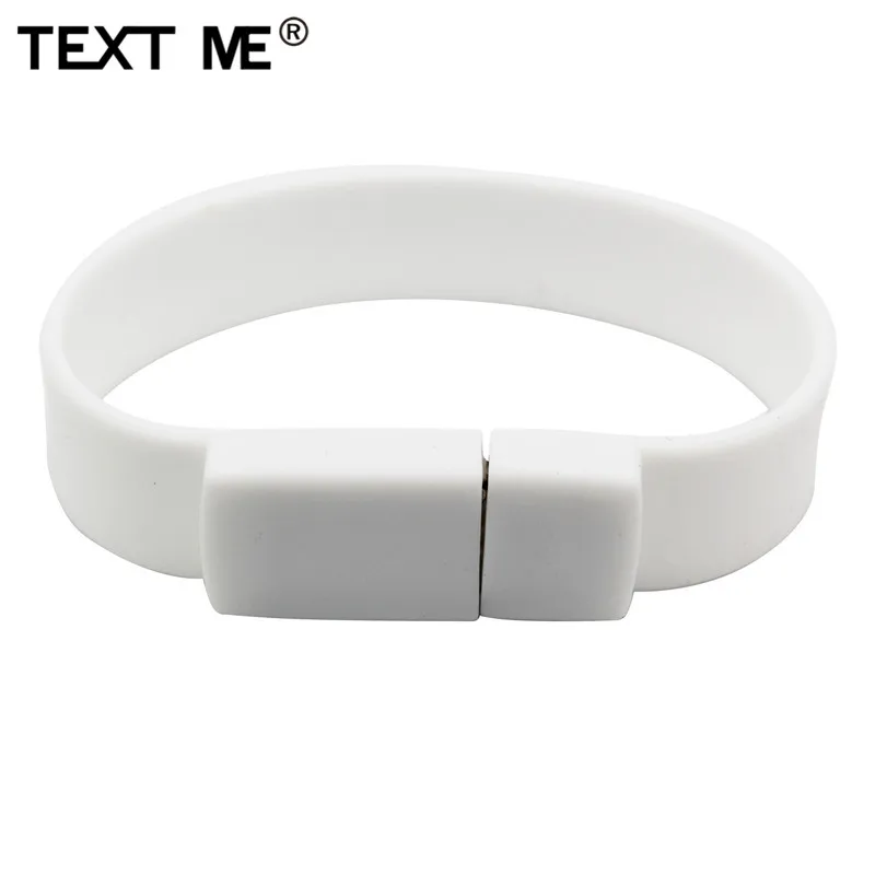 USB флеш накопитель TEXT ME usb 2 0 10 цветов 64 ГБ разные браслеты 4 8 16 32 ГБ|USB