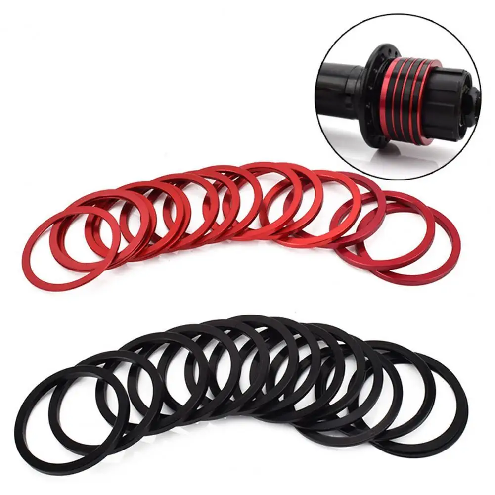 

5Pcs Flywheel Hub Washer Anti-rust Anti-oxidation No Deformation Road Bike Bottom Bracket Washer for Bicycle
