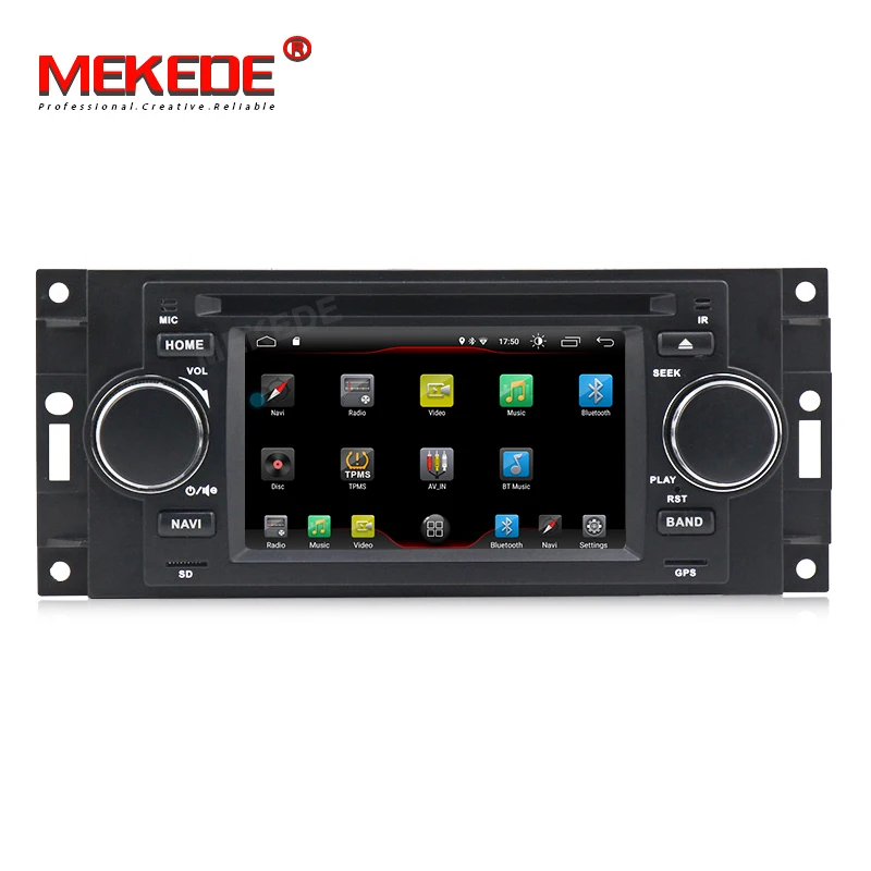 MEKEDE Android 9,0 автомобильный dvd-плеер для джип Dodge Grand Cherokee Commander Wrangler Chrysler 300C PT Cruiser Sebring caliber ram