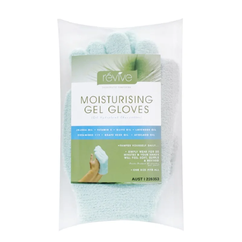 Австралия Revive увлажняющие перчатки с гелем лавандовым маслом уход за руками