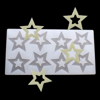 new 3d stars cupcake chocolate mould silicone mold cake decorating supplies handmade pastry baking tools kitchen accessories