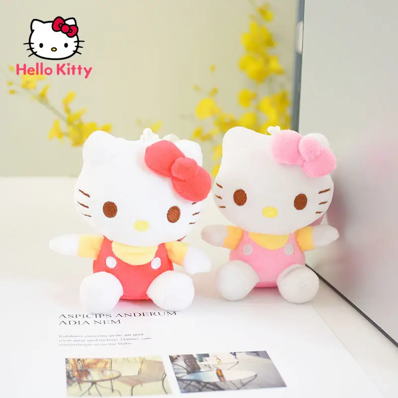 

Hello Kitty Doll Car Decoration Plush Pendant Bag Pendant Key Ring Doll Gift