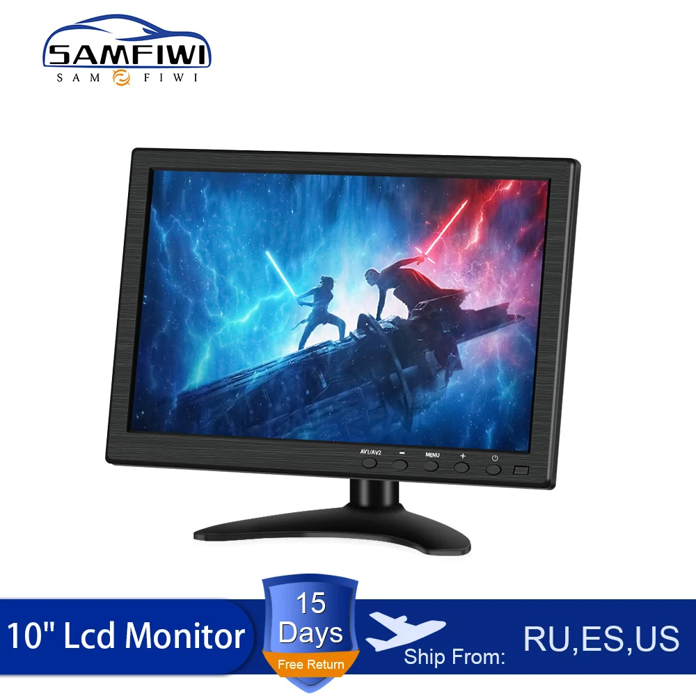 10 дюймов ЖК дисплей HD подголовник автомобиля монитор HDMI/VGA/AV/USB/SD ТВ армированный