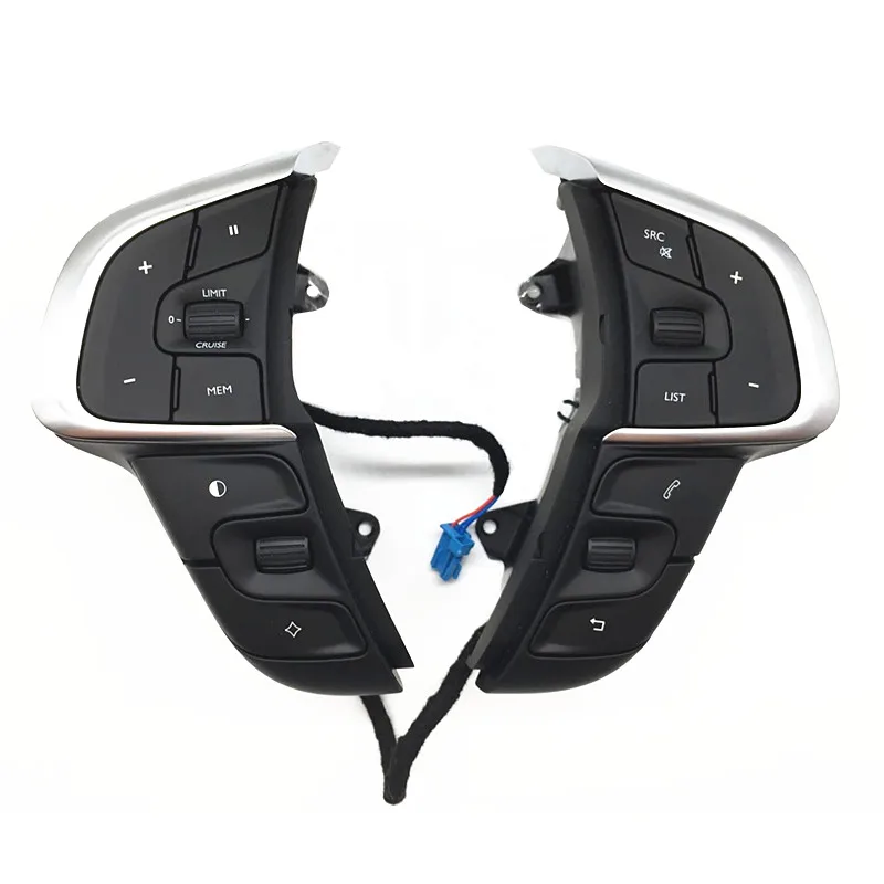 Кнопка управления рулевого колеса автомобиля для Citroen C4 2013 PSA NUM: 98084115ZD кнопочный переключатель