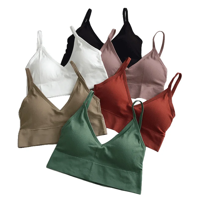 Сексуальный бюстгальтер нижнее белье женский без косточек для фитнеса