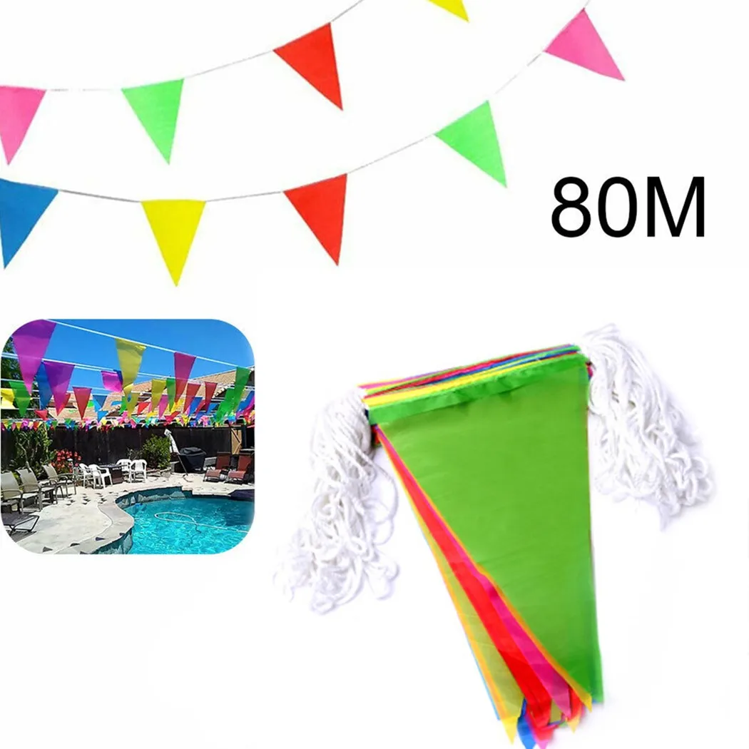 

Birthday Party Colourful Flags Classroom Colourful Decoration Party Pennant