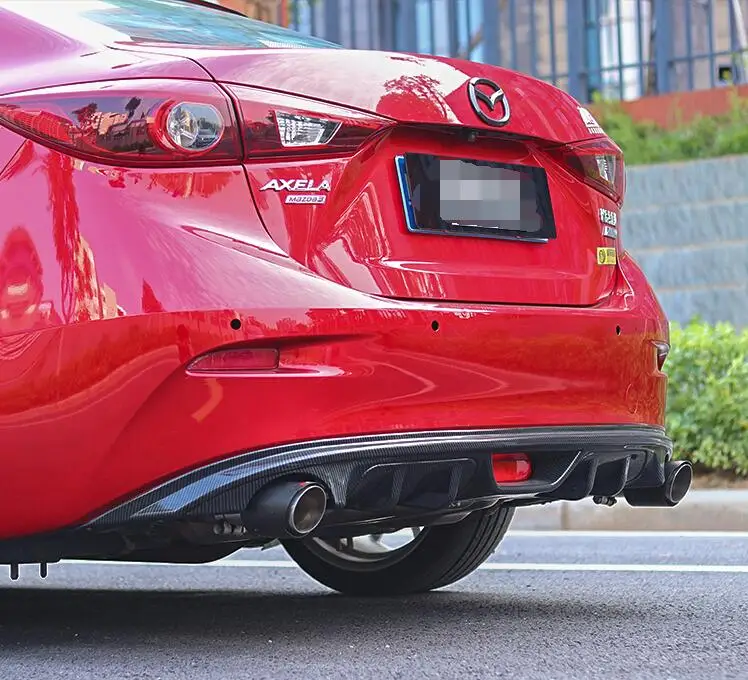 Диффузор для заднего бампера Mazda 3 Axela ABS 2017-2019 SC | Автомобили и мотоциклы
