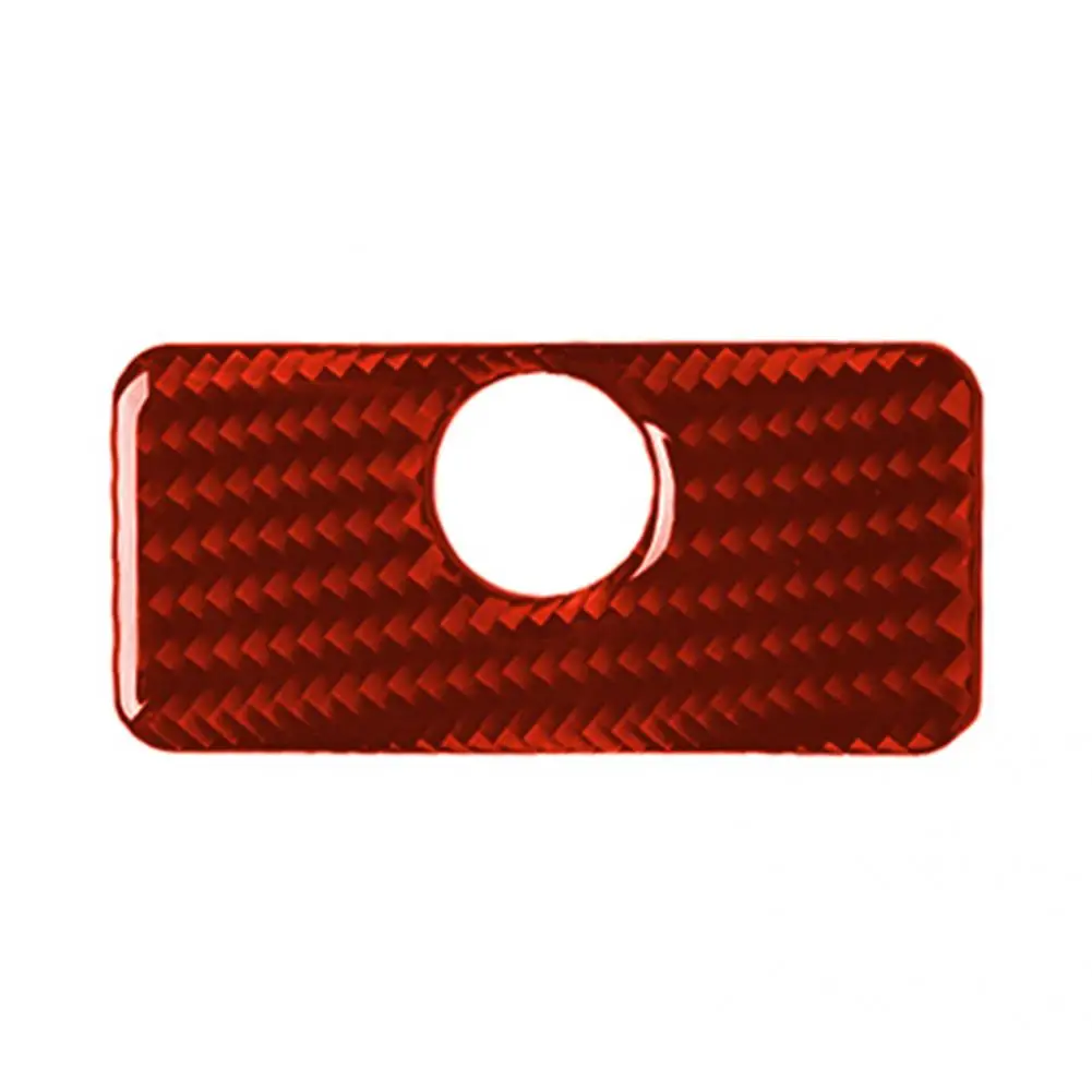 

Decorative Small Red Co-pilot Storage Box Handle Sticker Simple Panel Decor Sticker Compact