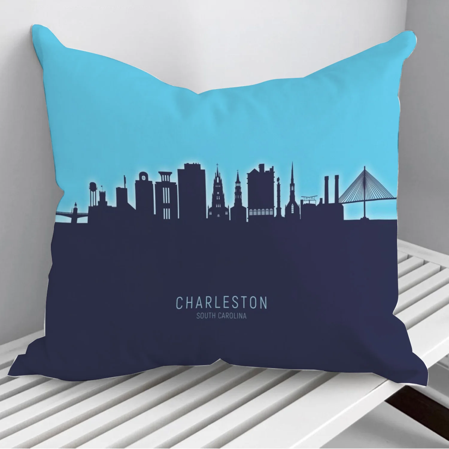 

Charleston Skyline Pillowcase Decorative Sofa Cushion Case Bed Pillow Cover Home Decor Car Cushion Cover 45*45cm