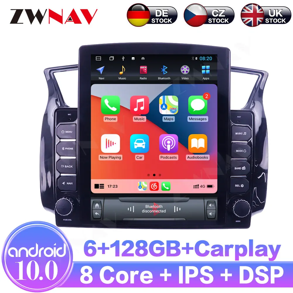 

Android10.0 6 + 128 ГБ для Nissan SYLPHY 2012-2016 IPS сенсорный экран приемник автомобильный мультимедийный радиоплеер GPS навигация DSP Carplay