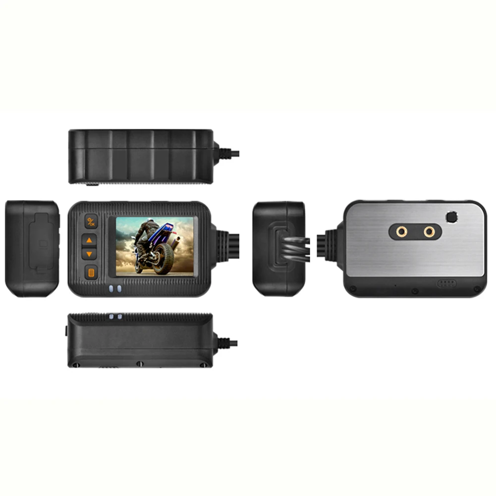 2-дюймовый мотоциклетный видеорегистратор HD 1080P камера DVR широкоугольный