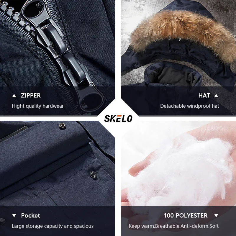 2020 лыжная куртка женская меховая Водонепроницаемая Женская Теплая Лыжная одежда