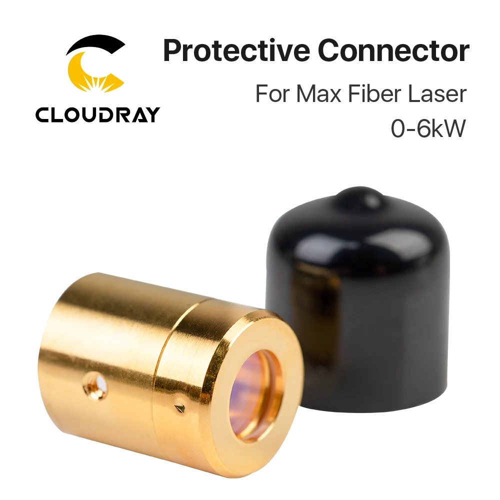 Cloudray Max волоконный лазерный источник 2-6KW выходной защитный разъем группа линз для максимального волоконного лазерного источника