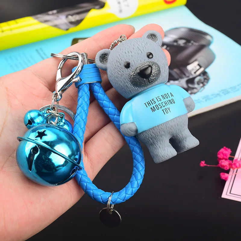 

New Fashion Version Cute Cartoon Doll Key Chain Exquisite Car Bag Pendant Keychain Lovely Bear Female Lovers Keyring Gift