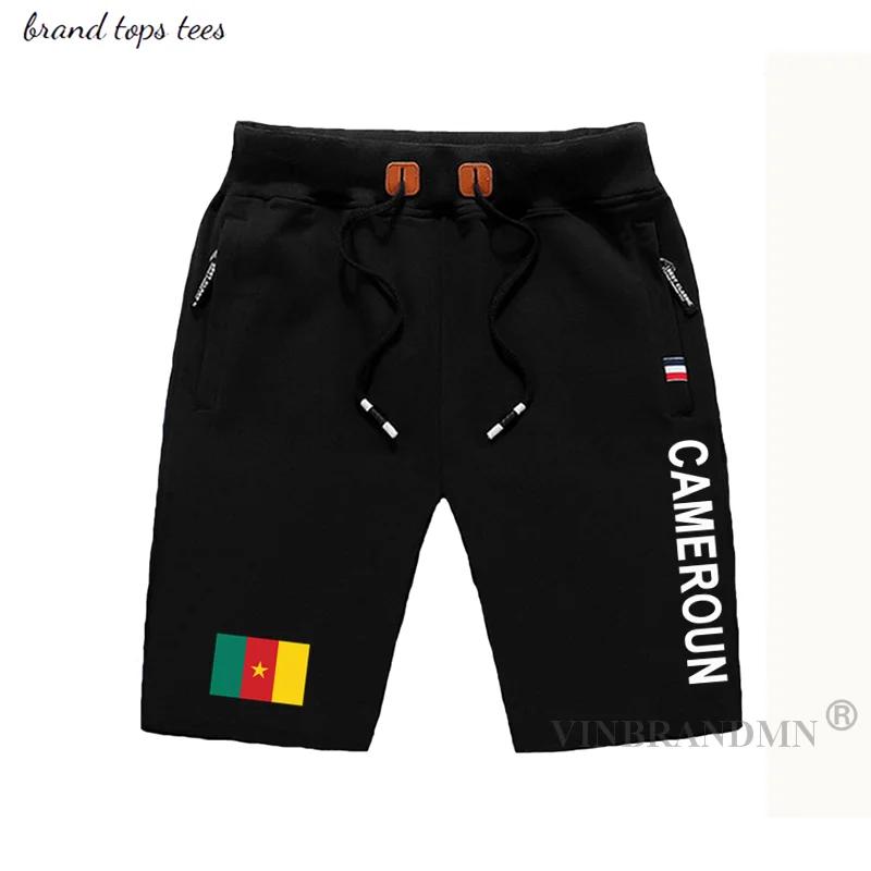 

Cameroon mens shorts beach new men's board shorts flag workout zipper pocket sweat bodybuilding 2021 CMR Cameroun Cameroonian