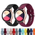 Ремешок 20 мм для samsung galaxy watch 3 41 мм active 2 44 мм, наручный Браслет для samsung active 2 40 мм galaxy watch 42 мм