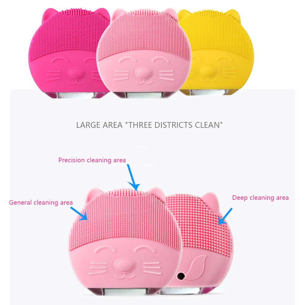 Кисть для очищения лица против морщин Очиститель Водонепроницаемый