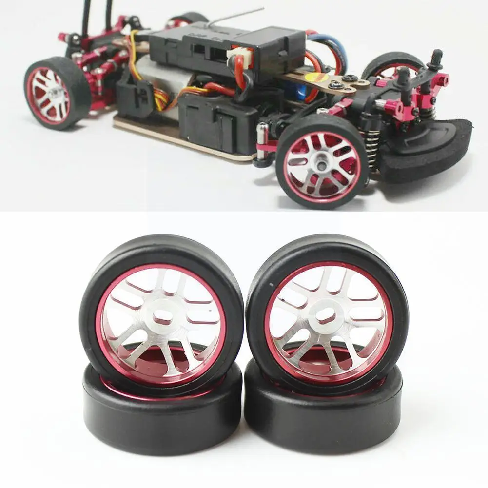 

1:28 Series Mosquito Car Metal Drift Wheels RC Car Tire Compatible Awd Soft Iw04m Tires Drift K989 Wltoys Iw02 With Racing Z2M9