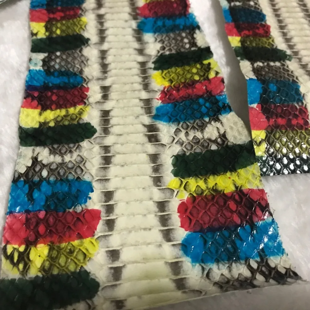 Натуральной Змеиной кожи штук 7 см x 20 см