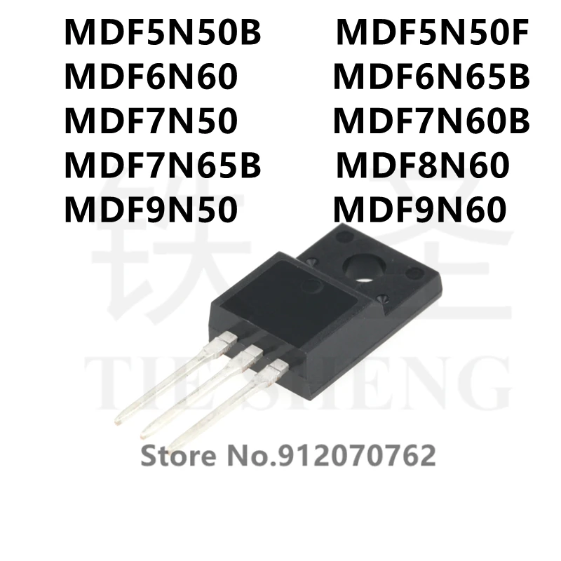 10 шт. параметры MDF5N50B MDF5N50F MDF6N60 MDF6N65B MDF7N50 MDF7N60B MDF7N65B MDF8N60 MDF9N50 MDF9N60 | Электронные
