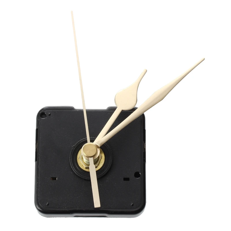 

Quartz movement clock with golden watch golden needles